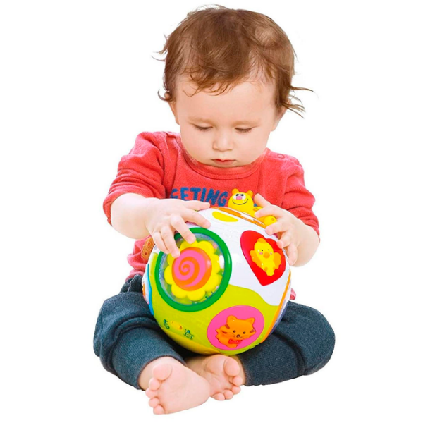 Интерактивная игрушка Hola Toys Мяч музыкальный HT 938 Разноцветный Для детей, 6 месяцев  photo 5