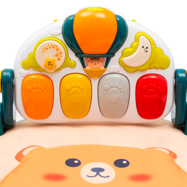 Jucărie interactivă Baby Mix Covoraș de joacă 53213 Orange Pentru copii, 6 luni photo 4