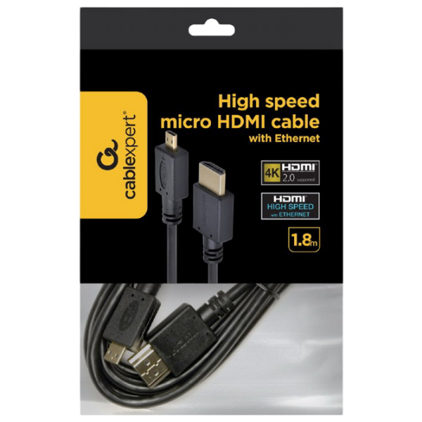 Кабель видео Cablexpert CC-HDMID-6 HDMI / Micro HDMI Черный  photo 4