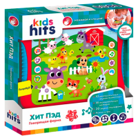 Интерактивная игрушка Kids Hits Планшет Моя Ферма KH01/004 Красный Для детей, 36 месяцев