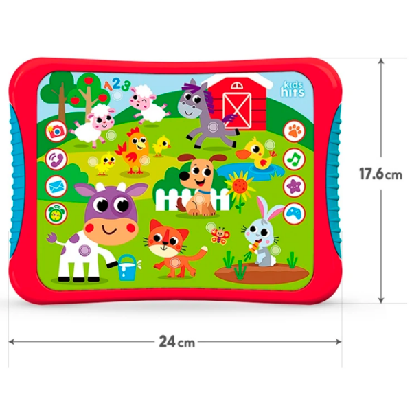 Интерактивная игрушка Kids Hits Планшет Моя Ферма KH01/004 Красный Для детей, 36 месяцев photo 4