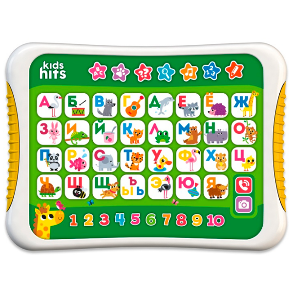 Интерактивная игрушка Kids Hits Планшет ВЕСЕЛАЯ АЗБУКА KH01/003 Зеленый Для детей, 36 месяцев photo 3