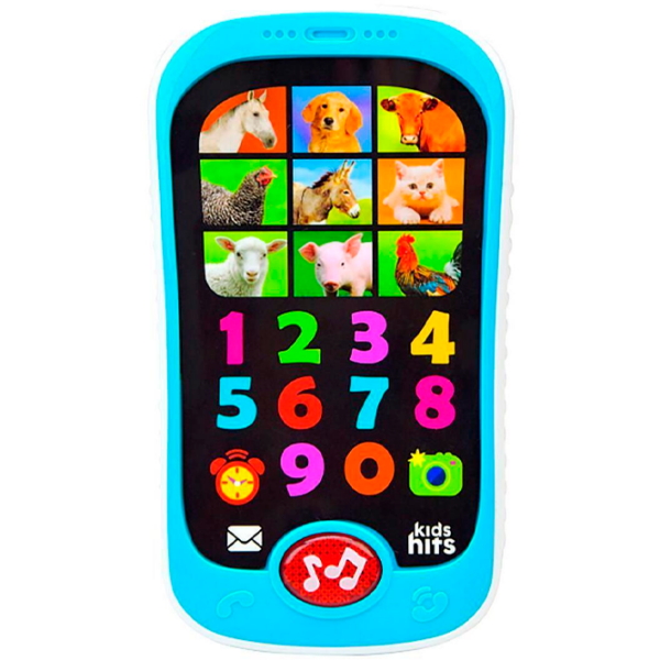 Интерактивная игрушка Kids Hits Смартфончик ферма KH03/001 Синий Для детей, 2+ photo 2
