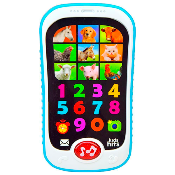 Интерактивная игрушка Kids Hits Смартфончик ферма KH03/001 Синий Для детей, 2+ photo 3