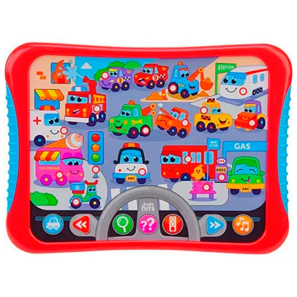Интерактивная игрушка Kids Hits Планшет Машинки в городе KH01/008 Красный Для детей, 3+ photo 2