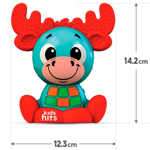 Интерактивная игрушка Kids Hits Кроха Веселый Лосенок KH10/001 Синий Для детей, 2+ photo 4