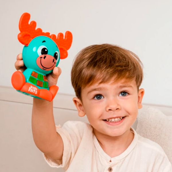 Интерактивная игрушка Kids Hits Кроха Веселый Лосенок KH10/001 Синий Для детей, 2+ photo 5