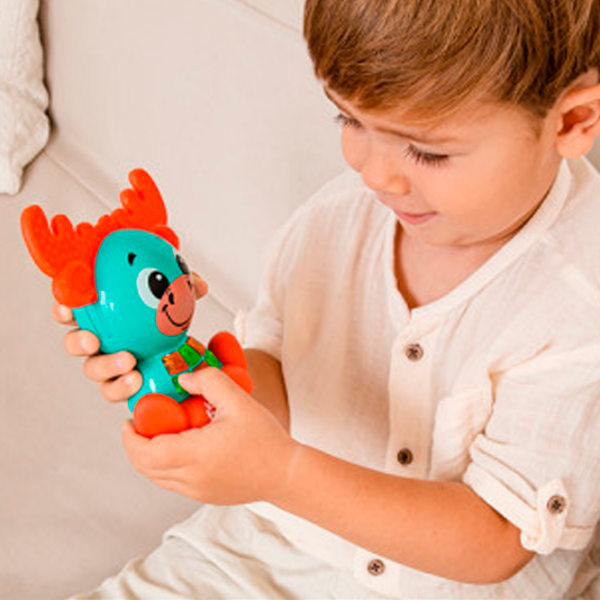 Интерактивная игрушка Kids Hits Кроха Веселый Лосенок KH10/001 Синий Для детей, 2+ photo 6