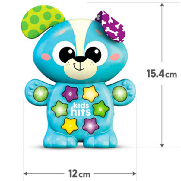 Интерактивная игрушка Kids Hits Babies Музыкальный щенок KH09/002 Синий Для детей, 2+ photo 4