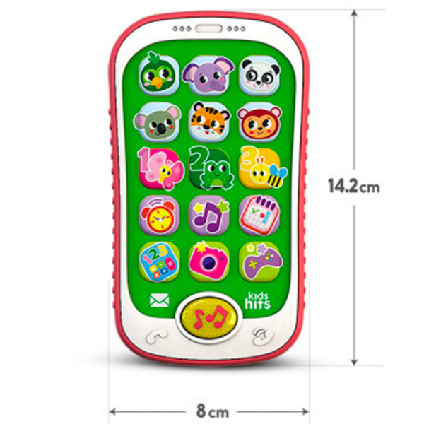 Интерактивная игрушка Kids Hits Смартфончик Приходите в зоопарк KH03/004 Белый Для детей, 2+ photo 6