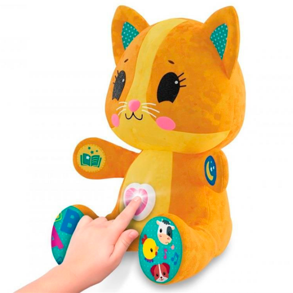 Интерактивная игрушка Kids Hits Учимся вместе С котенком Томом KH14/001 Оранжевый Для детей, 1+ photo 2