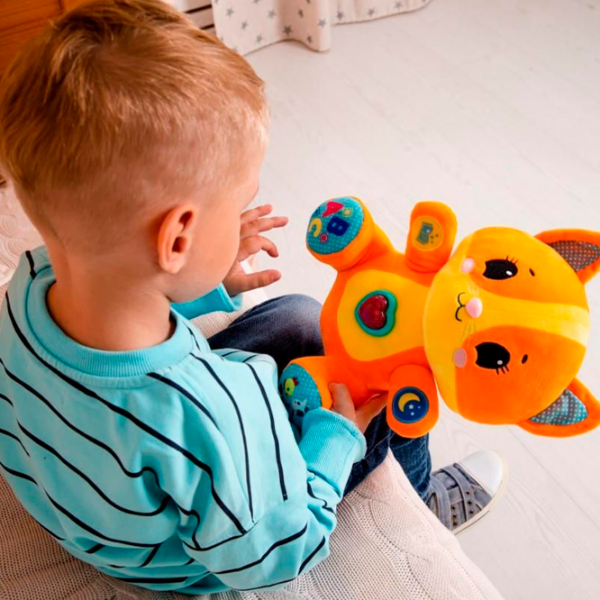 Интерактивная игрушка Kids Hits Учимся вместе С котенком Томом KH14/001 Оранжевый Для детей, 1+ photo 5