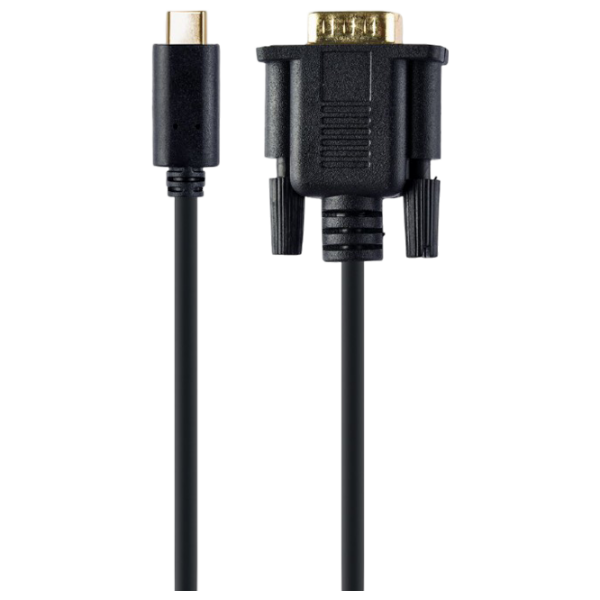 Cablu video Cablexpert A-CM-VGAM-01 USB Type-C / VGA Black  photo 1