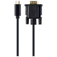 Кабель видео Cablexpert A-CM-VGAM-01 USB Type-C / VGA Черный 