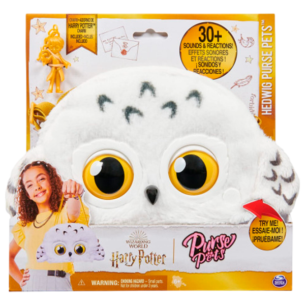 Geantă pentru copii Spin Master Purse Pets Hedwig 6066127 White Harry Potter photo 1