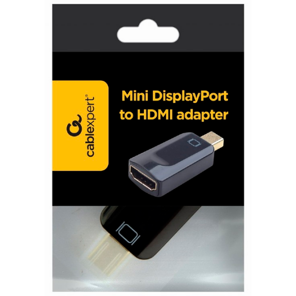 Adaptor Cablexpert A-mDPM-HDMIF-01 Black Mini DispalyPort photo 3