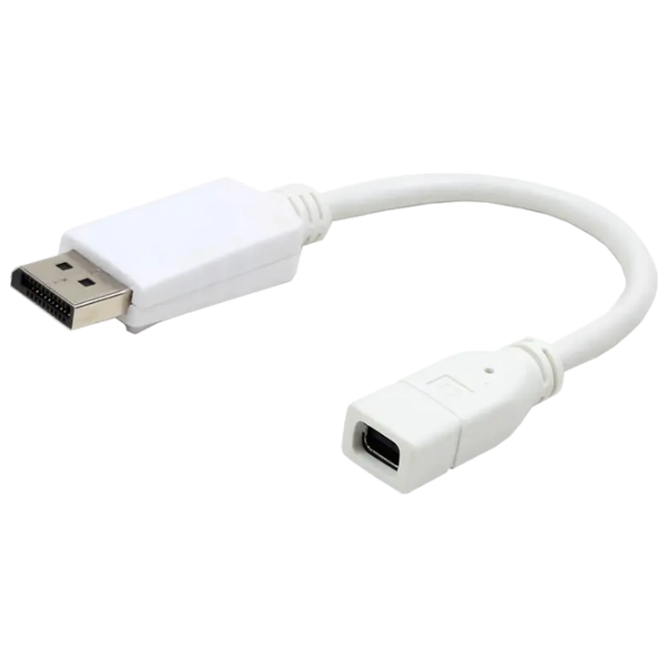 Adaptor Cablexpert A-mDPF-DPM-001-W White DisplayPort photo 1