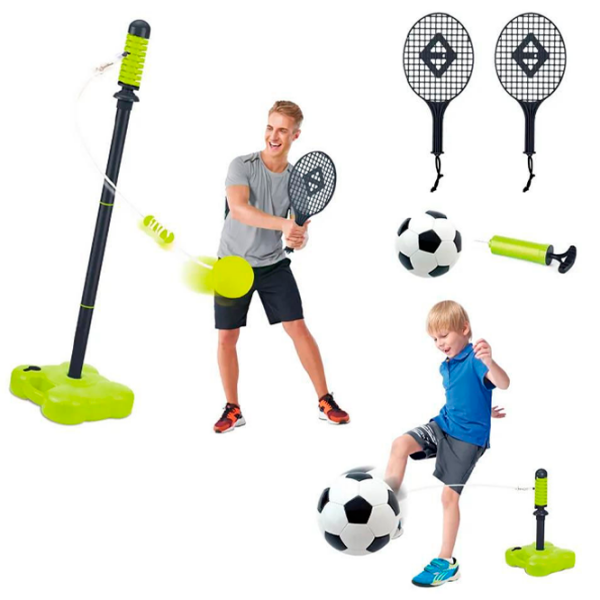 Jucărie interactivă Insportline Tetherball 2in1 IN26711 Black Pentru copii,  photo 2