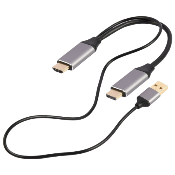 Cablu video Cablexpert A-HDMIM-DPM-01 HDMI / USB Type-A Black  photo 2