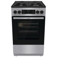 Aragaz Gorenje GK5C42SF Inox Tipul plitei: Pe gaz, 70 l, Tipul cuptorului: Electric