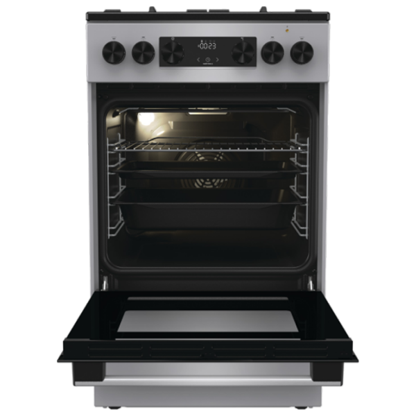 Aragaz Gorenje GK5C42SF Inox Tipul plitei: Pe gaz, 70 l, Tipul cuptorului: Electric photo 3
