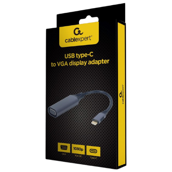 Адаптер Cablexpert A-USB3C-VGA-01 Серый USB Type-C photo 2
