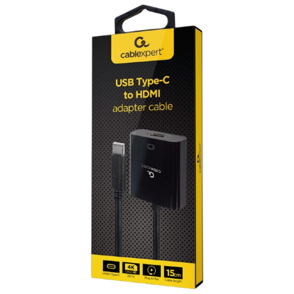 Адаптер Cablexpert A-CM-HDMIF-03 Черный USB Type-C photo 2