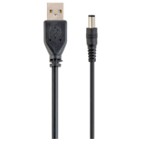 Кабель питания Cablexpert CC-USB-AMP35-6 USB Type-A / 3.5 mm Черный 