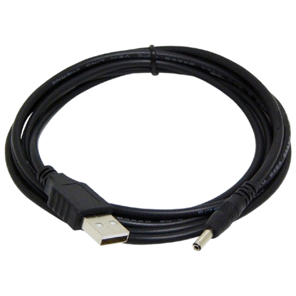 Кабель питания Cablexpert CC-USB-AMP35-6 USB Type-A / 3.5 mm Черный  photo 2
