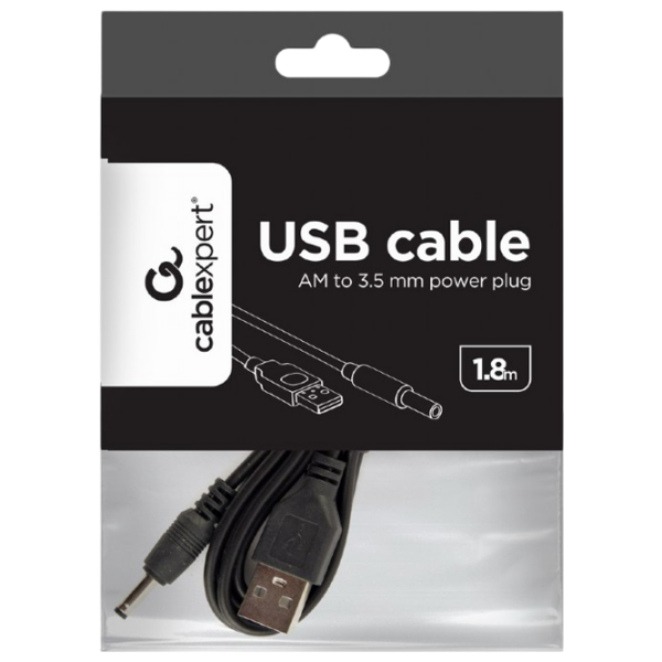 Кабель питания Cablexpert CC-USB-AMP35-6 USB Type-A / 3.5 mm Черный  photo 3