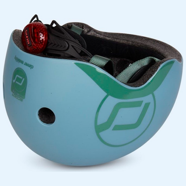 Cască de protecție Scoot and Ride Steel Blue Black Blue Black photo 2
