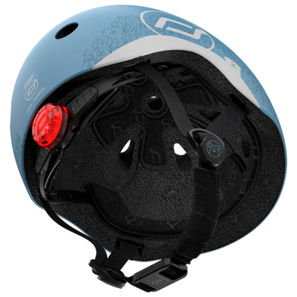Защитный шлем Scoot and Ride Reflective Steel Голубой Черный Голубой Черный photo 2