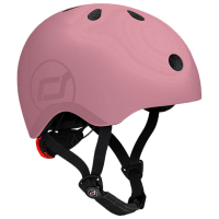 Cască de protecție Scoot and Ride Wildberry Pink Black Pink Black