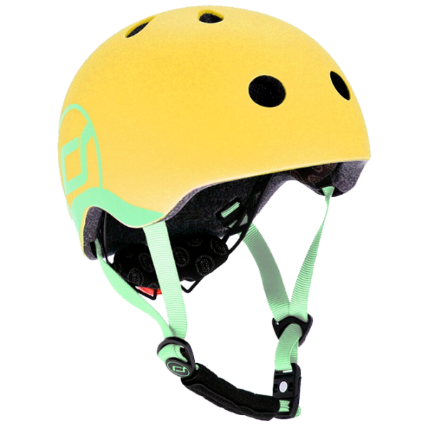 Cască de protecție Scoot and Ride Lemon Yellow Black Yellow Black photo 1