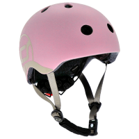 Cască de protecție Scoot and Ride Rose Pink Black Pink Black