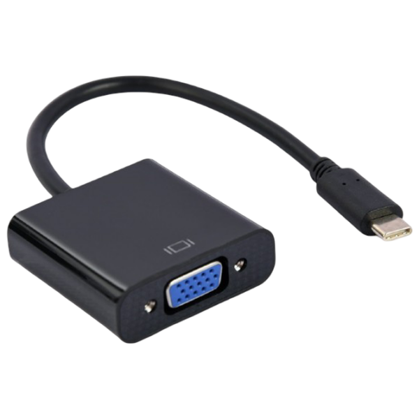 Адаптер Cablexpert A-CM-VGAF-01 Черный USB Type-C photo 1