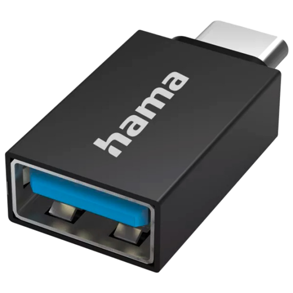 Adaptor Hama 300083 Black USB Type-C photo 1