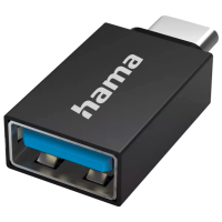 Adaptor Hama 300083 Black USB Type-C