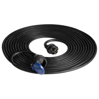 Удлинитель ORNO ORAE13290GS20M 20 м Черный 
