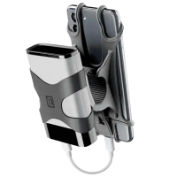 Suport pentru telefon Cellularline BIKEHOLDERPBK Black Gray Black Gray