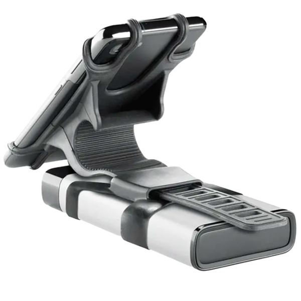 Suport pentru telefon Cellularline BIKEHOLDERPBK Black Gray Black Gray photo 2