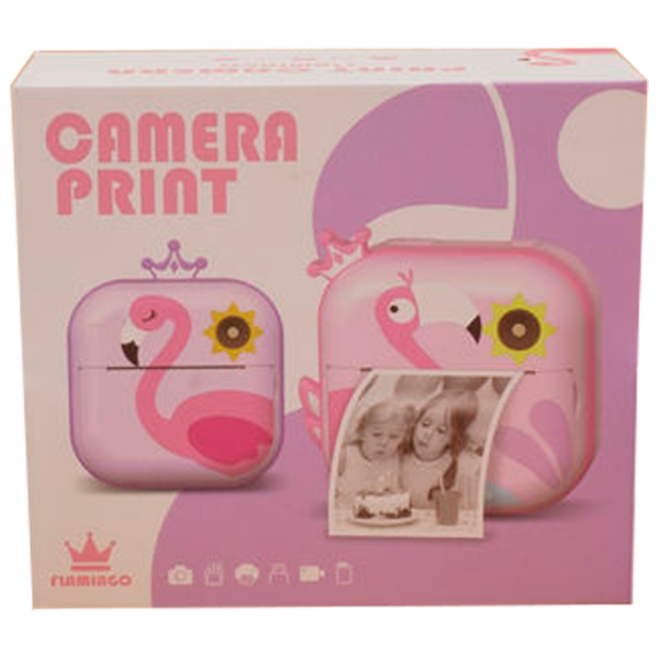 Фотоаппарат Flamingo Camera Print M5-D2 6920240328532 Розовый Для детей, 3+ photo 1