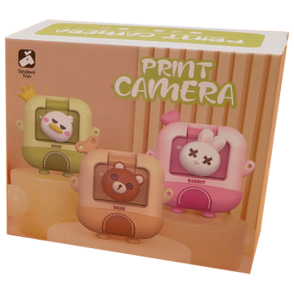 Фотоаппарат Flamingo Camera Print M9-B 6920240328099 Бежевый Для детей, 3+ photo 1