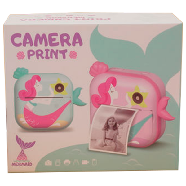 Фотоаппарат Flamingo Camera Print M5-Y( 6920240328549 Розовый Для детей, 3+ photo 1