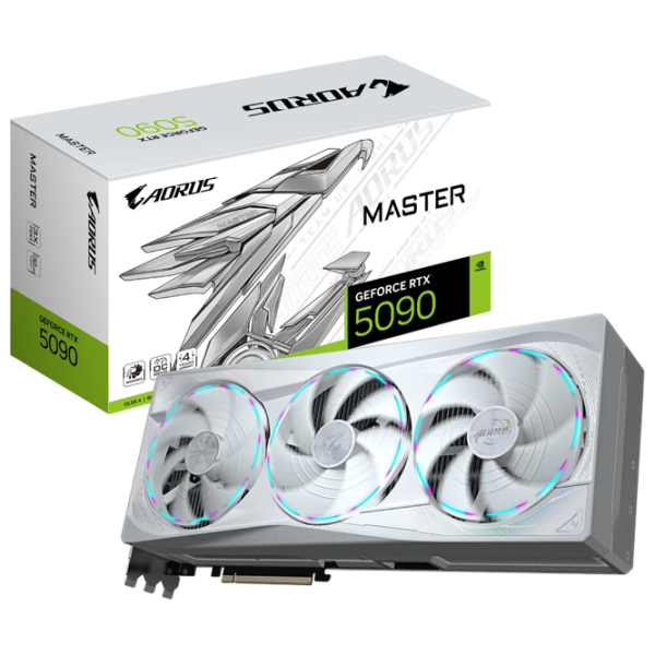 Видеокарта Gigabyte GeForce RTX 5090 Aorus Master Ice 32 ГБ PCI Express x16 5.0 photo 10