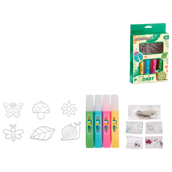 Set de creație Essa Toys Peadant Picturi cu insecte 5041 Multicolor Pentru copii, 3+ photo 1