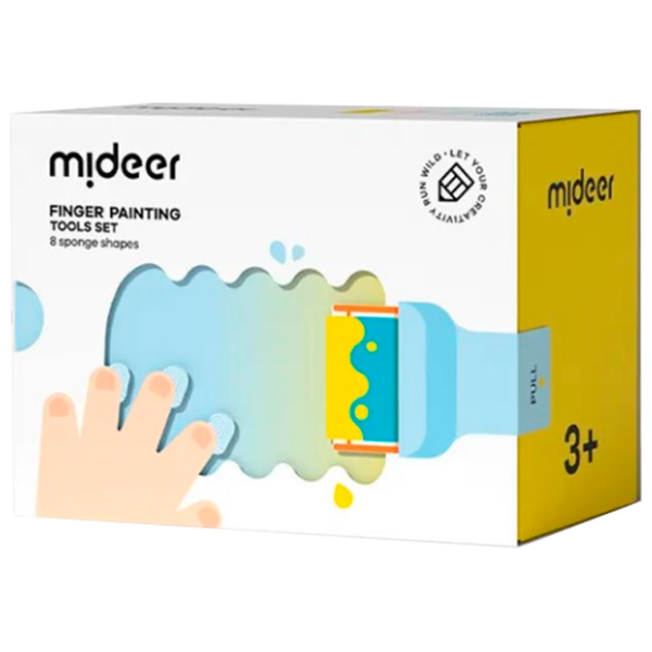 Креативный набор Mideer Finger Paint Tools set MD6301 Синий Для детей, 3+ photo 1
