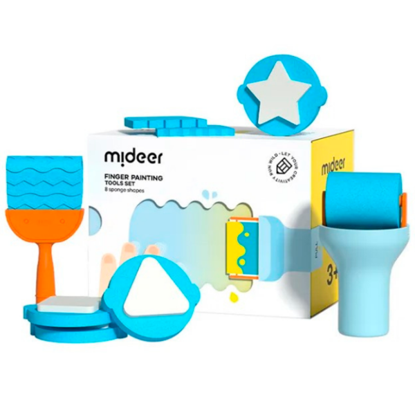 Креативный набор Mideer Finger Paint Tools set MD6301 Синий Для детей, 3+ photo 2