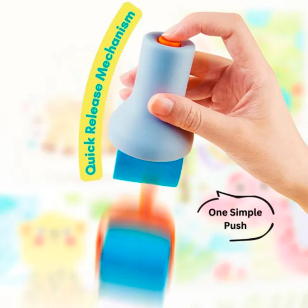 Креативный набор Mideer Finger Paint Tools set MD6301 Синий Для детей, 3+ photo 13
