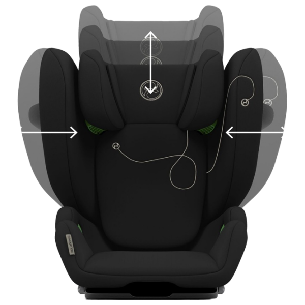 Scaun auto Cybex Solution G i-Fix Moon 3 ani - 12 ani, 36 kg photo 4